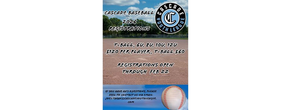 2026 Baseball Registrations