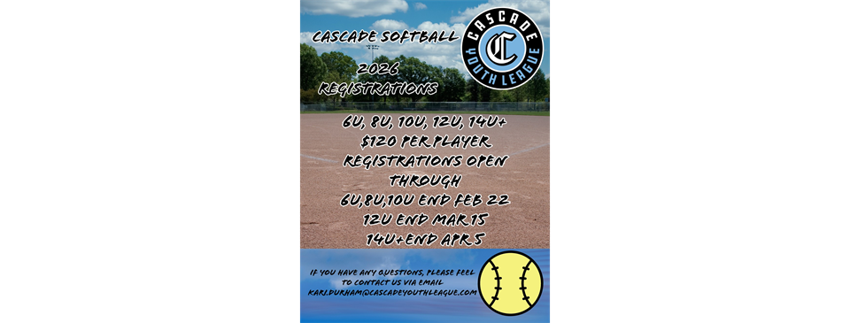2026 Softball Registrations