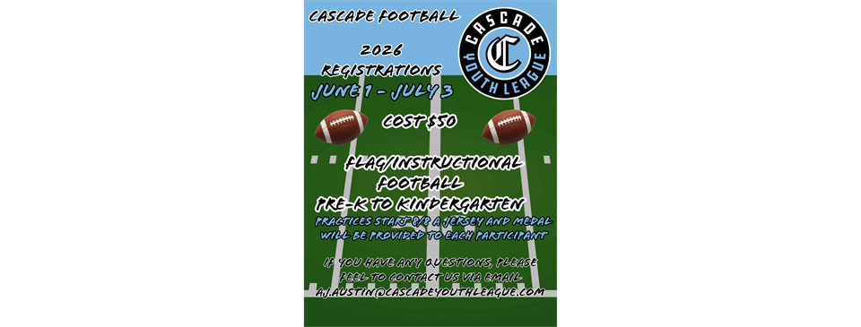 2026 Instructional Football Signups